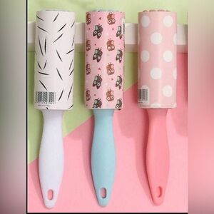 3 Pack Purse Size Lint Roller Travel Size Lint Roller